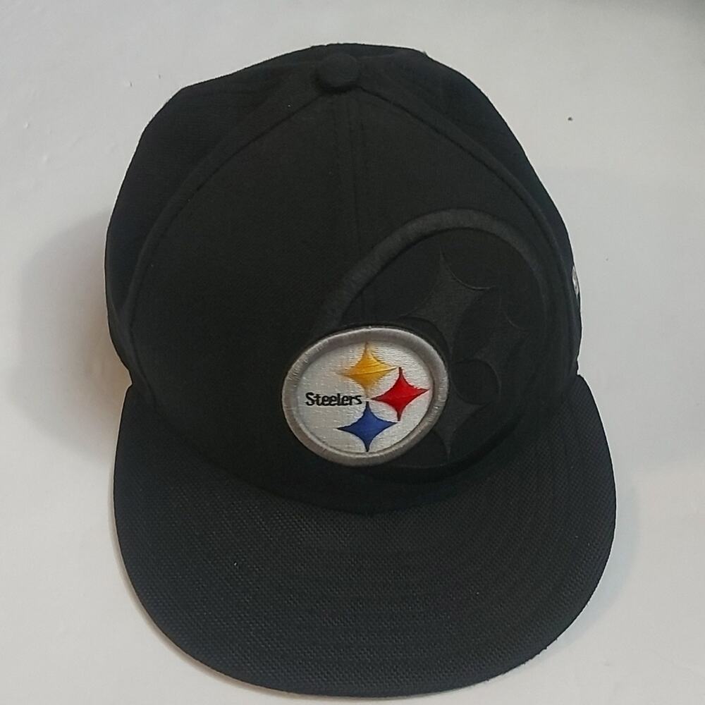 59Fifty New Era Pittsburg Steelers Hat Size 7 1/4 57.7m NFL Football Sportswear